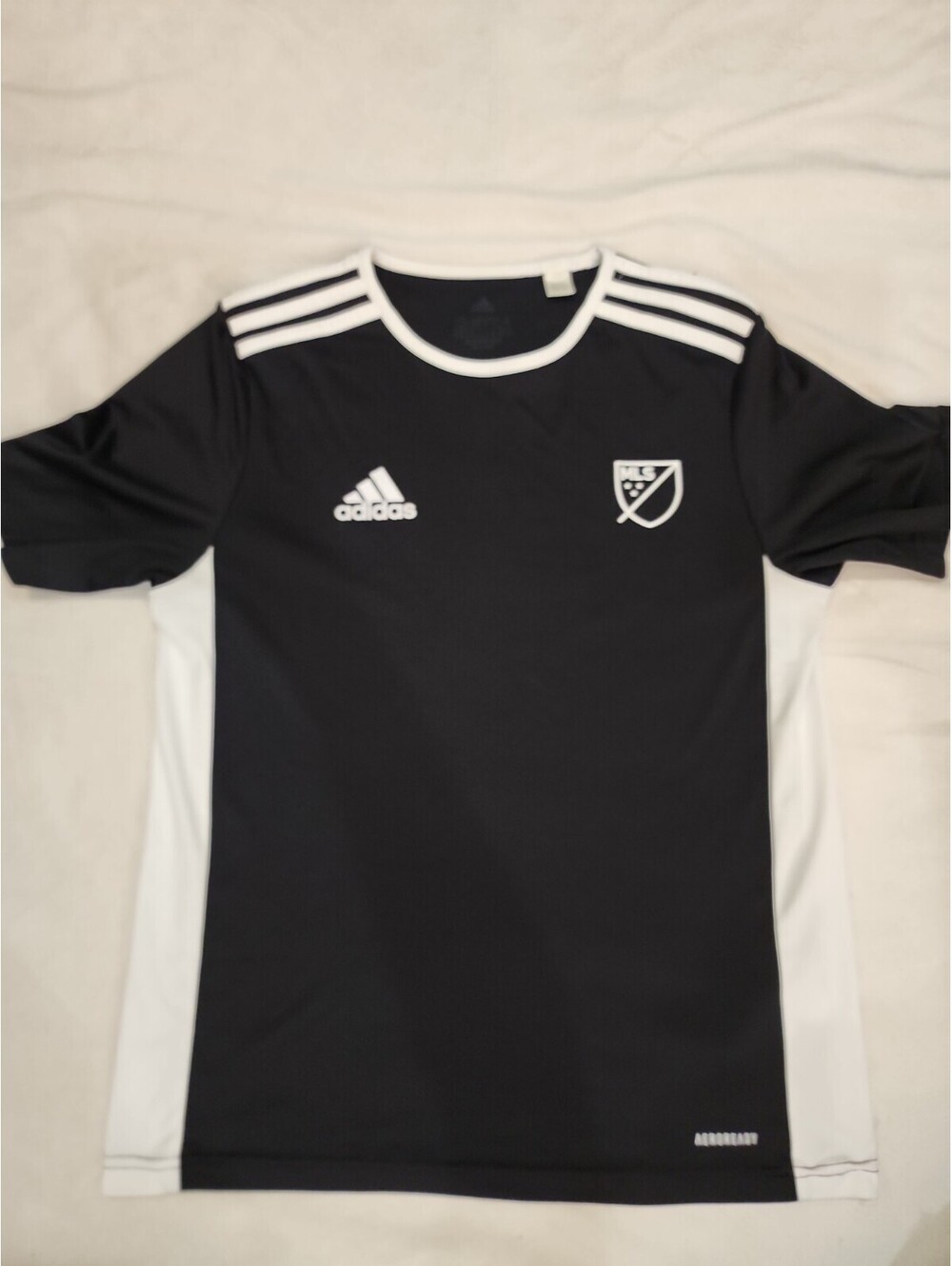 Adidas MLS AEROREADY Youth Short Sleeve Soccer Jersey Black 13-14Y/164 AEROREADY